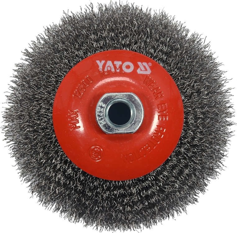 Rot Yato Scheibenbürste M14 125Mm Edelstahl - Bild 6