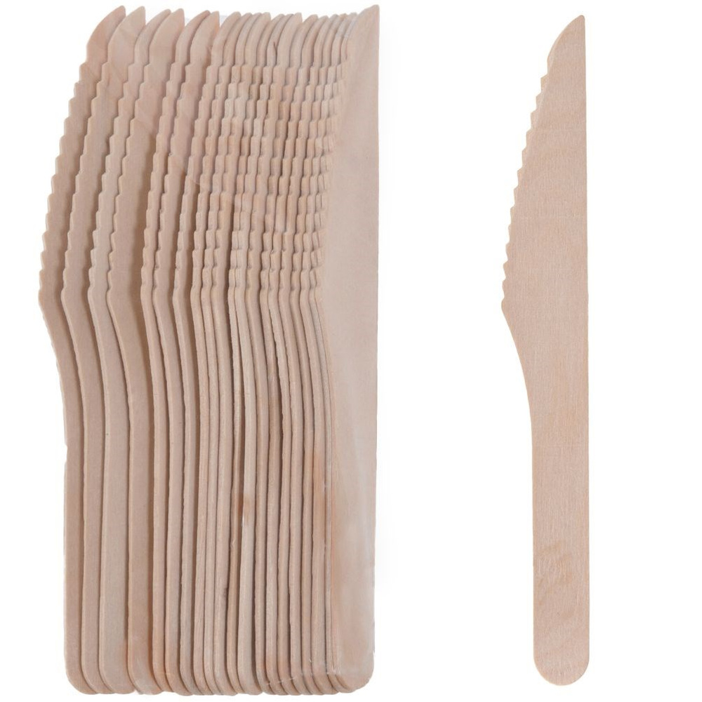 Furber Braun Einweggeschirr, Einweg-Messer 20 Stück - Image 4