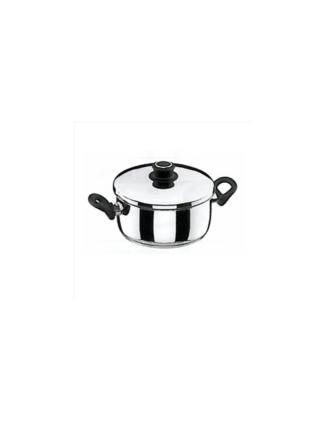 Lacor Grau 20Cm Auflaufform Aus Edelstahl + Deckel 85020
