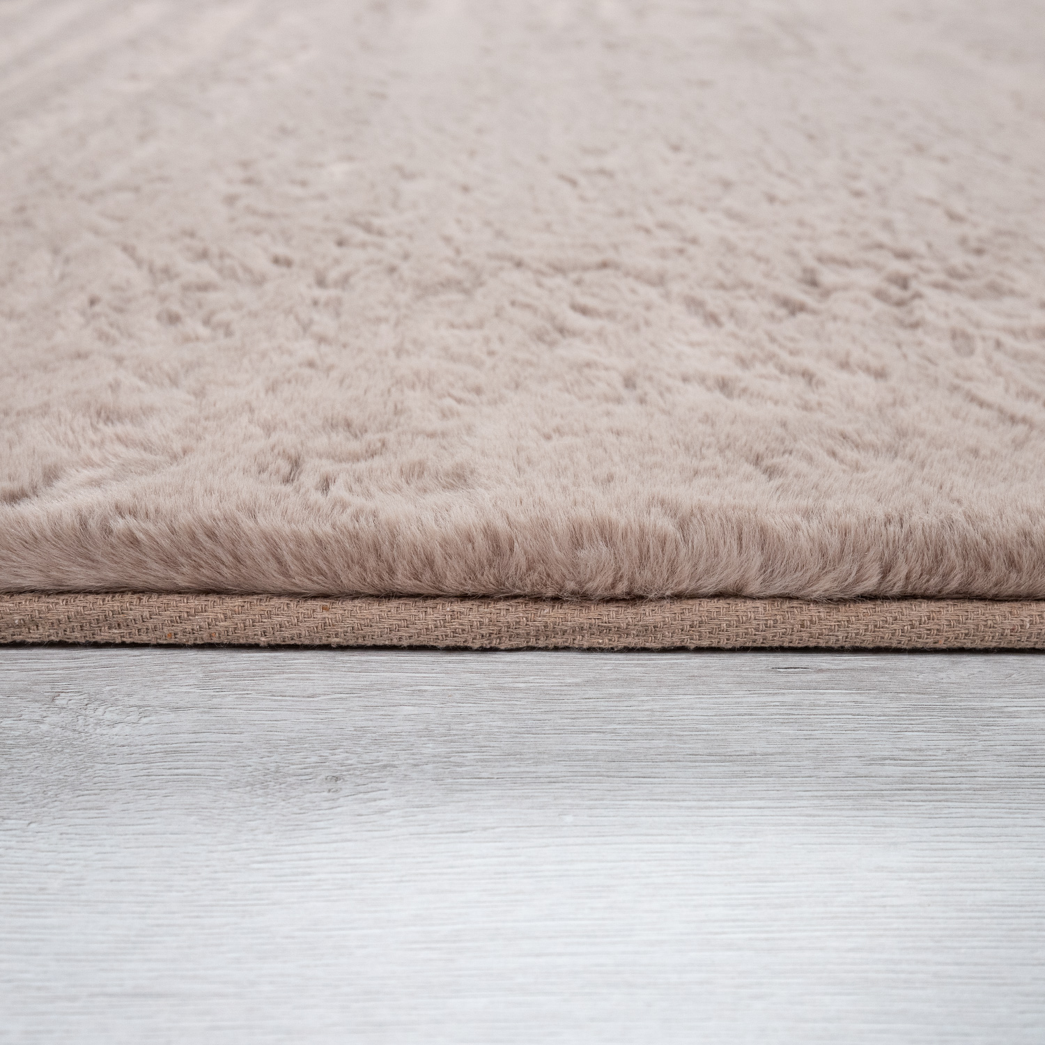 Paco Home - Tapis Poils Longs Salon Fausse Fourrure Imitation Fourrure De Lapin Très Douce Beige 80x300 Cm