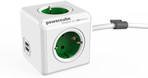 Allocacoc Grün Powercube Extended Usb 1,5M Kabel - Bild 4