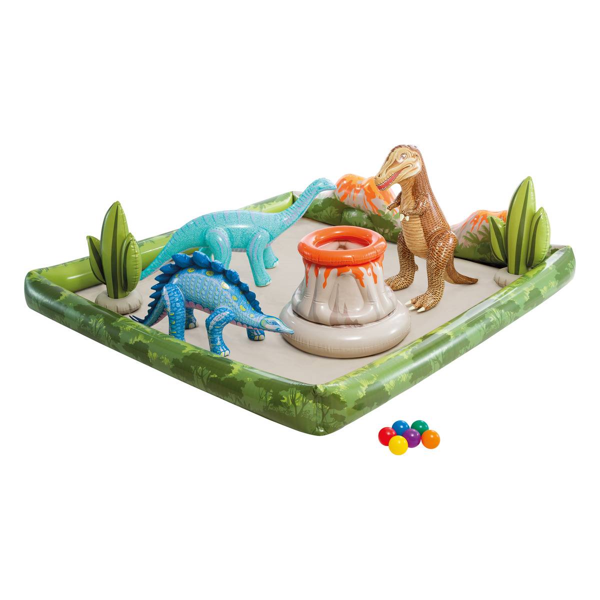 Intex Bunt Aufblasbares Spielhaus "Jurassic Adventure Play Center" von Baur - Image 5