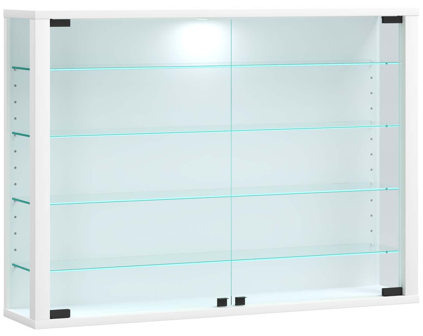 Ebuy24 – Vitrine Murale En Verre De Sécurité Esg 60x83x18 – Cadre En