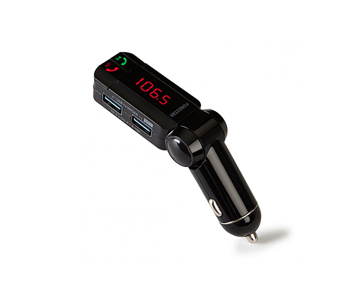 Fonestar Mehrfarbig - Tl-3Ub Sender Fm Bluetooth Mit Usb Und Freisprecheinrichtung Mit Mikrofon Für Den Zigarettenanzünder Des Autos