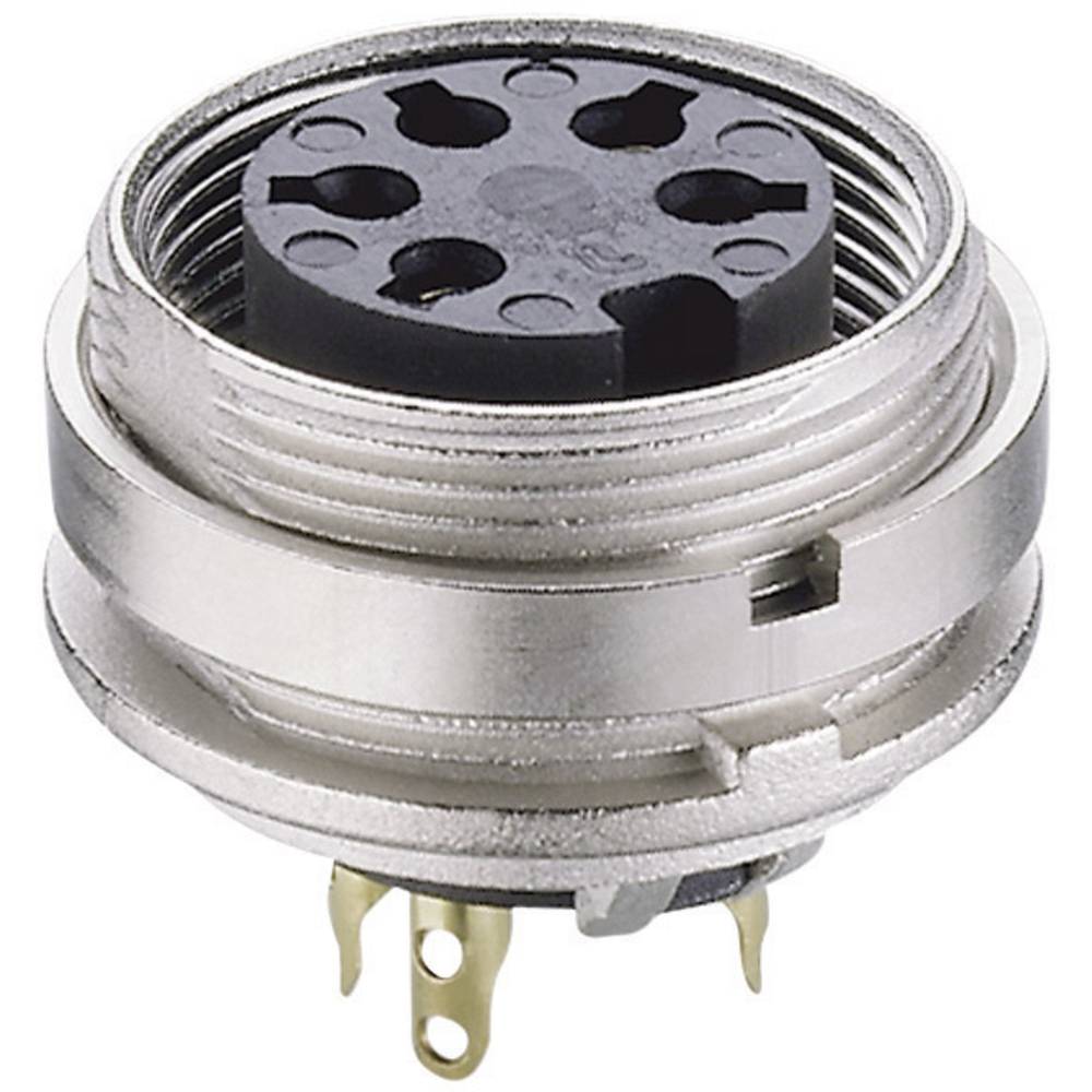 Lumberg KGV 70 7 Pin DIN Female Chassis Socket IEC 60130-9 Rear Pa...