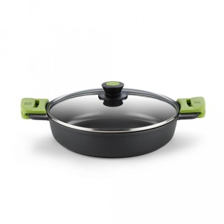 Bra Niedriger Kochtopf Mit Deckel Aus Aluminiumguss 32Cm Vor 400532 Bh
