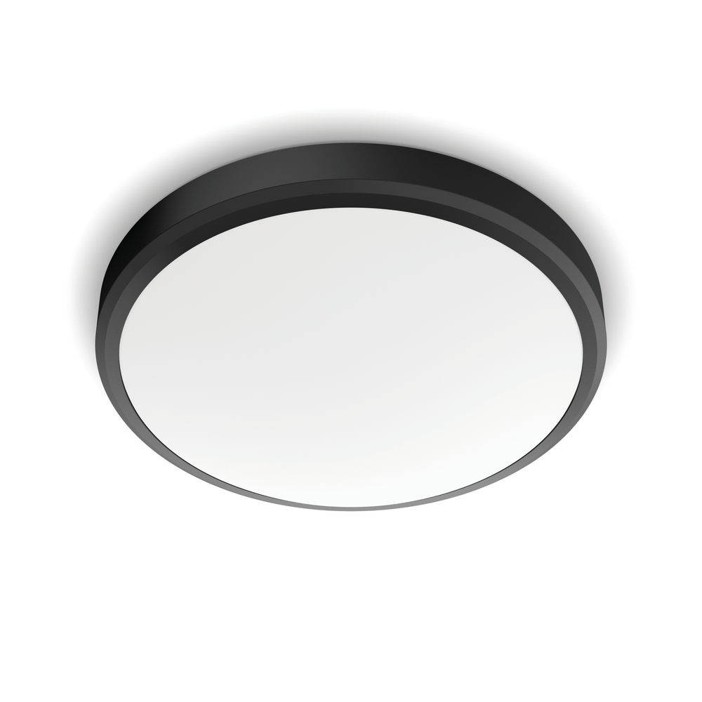 Philips Funktional Doris Deckenleuchte, 17 W, LED, 1500 lm, IP44, Schwarz - Bild 4