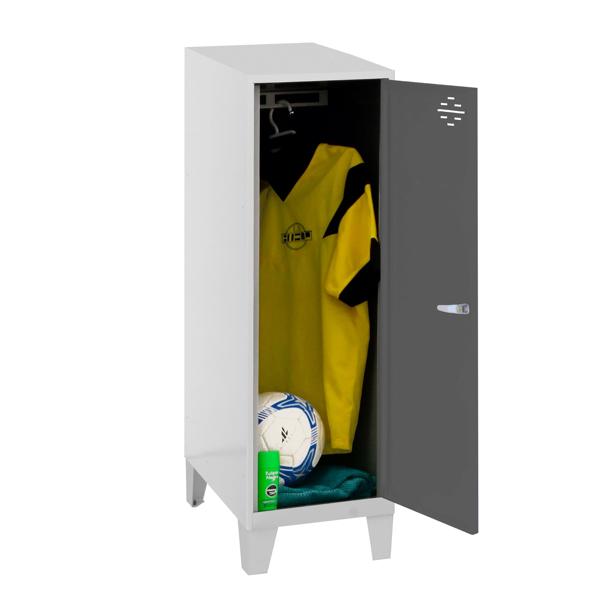 Simonrack Grau Mini Metallschrank Mit Schloss Und Lüftung