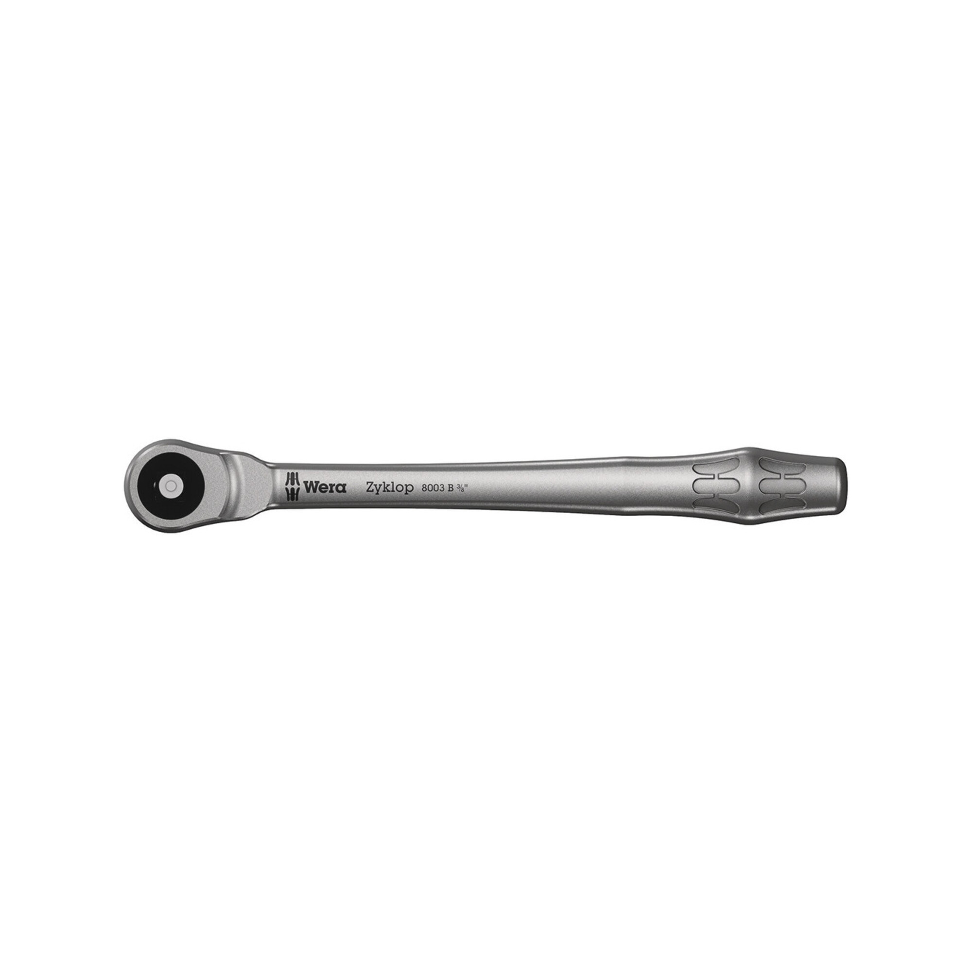 Wera Durchsteck-Knarre 3/8"" ZYKLOP metal push 22 cm 8003 B - Image 5