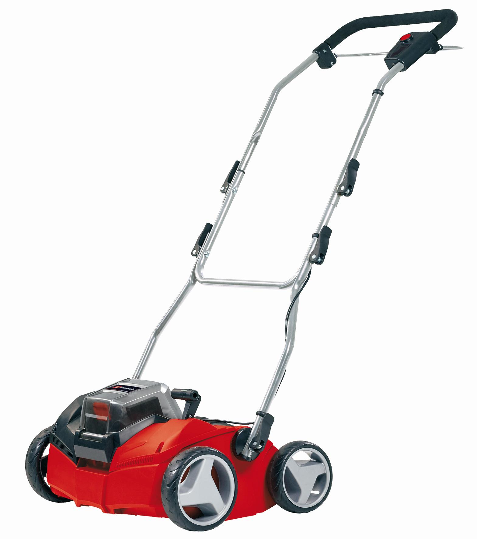 Arieggiatore A Batteria Ge-sc 35 Li - Solo Power X-change (36v, Superfici Fino A 500 M�, Largh. Lavoro 350 Mm, Ruote Ant. 175 Mm, Post.152 Mm, Senza Batteria E Caricabatteria) - Einhell Einhell