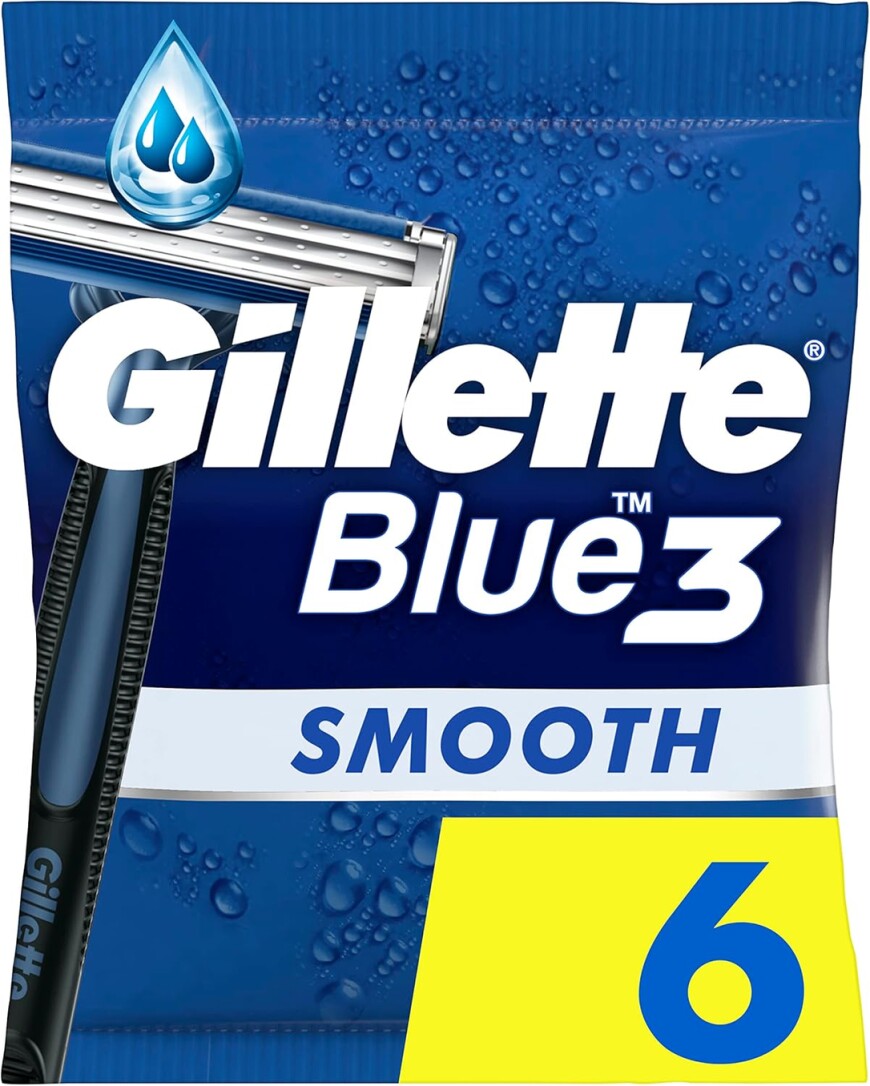 Gillette Blue 3 Smooth Einwegrasierer, 6 Stück - Image 4