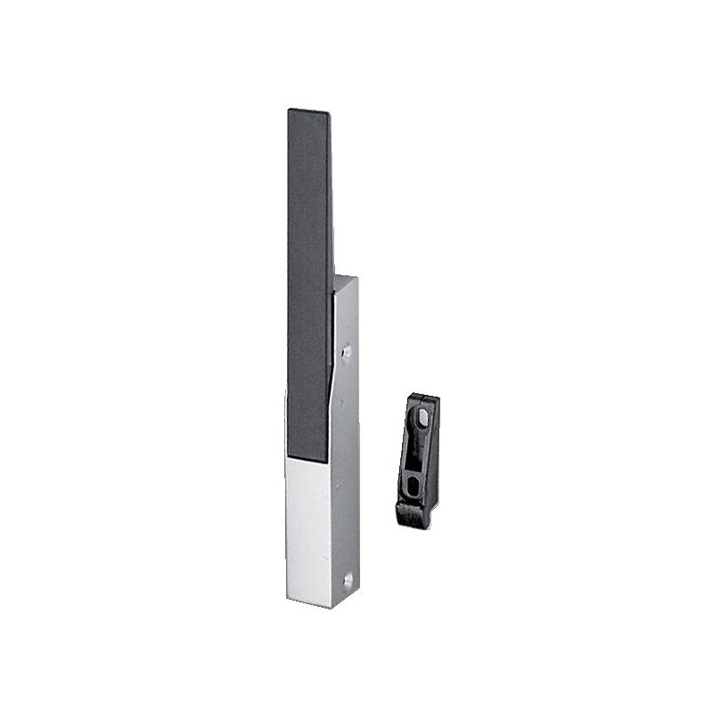 Loqueteau Pour Meuble 230mm – Finition Chromé Mat – Fixation Chant Interchangeable Gauche/droite – Pour Portillons Réfrigérés – Fermod