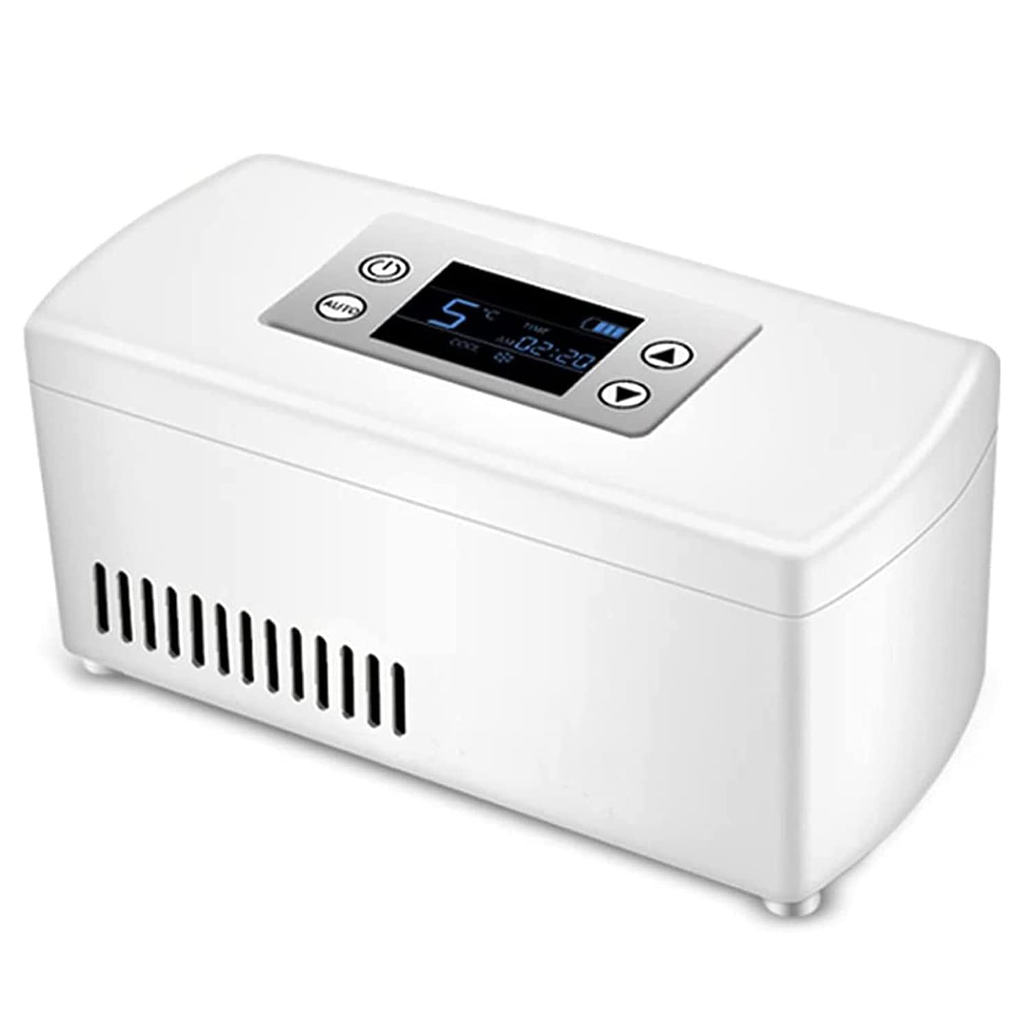 Frigorifero Portatile Per Insulina, Frigorifero Intelligente Per Medicinali, Mini Frigorifero Compatto Per Medicinali Diabetici, 2-8 °c Per Viaggi In Auto A Casa (dimensioni: Batteria Singola)