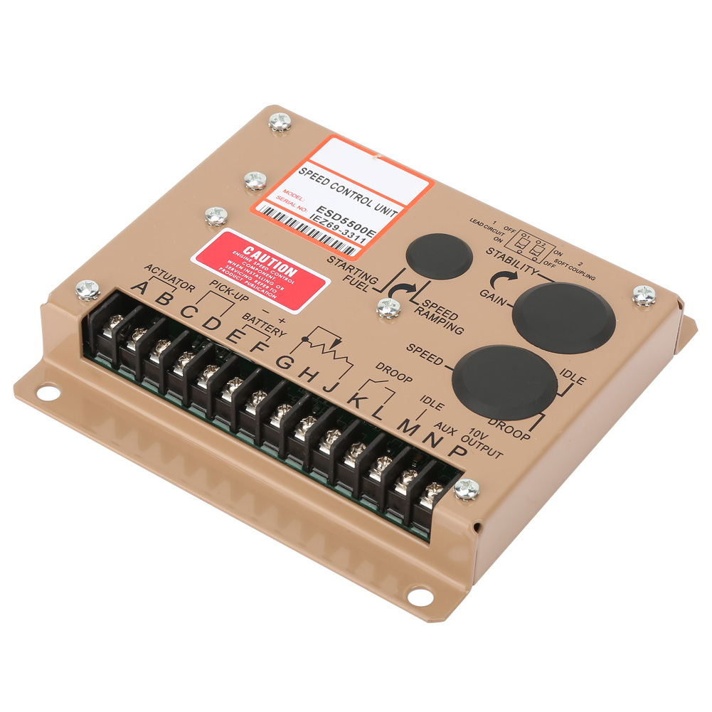 Régulateur de vitesse électronique ESD5500E pour groupe électrogène, boucle fermée, ralenti ajustable