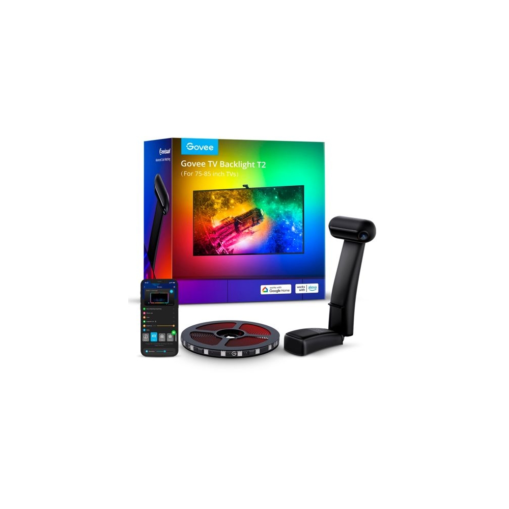 Govee Schwarz Led Streifen, Envisual (Rgbic, 360 Cm, Indoor) - Bild 8
