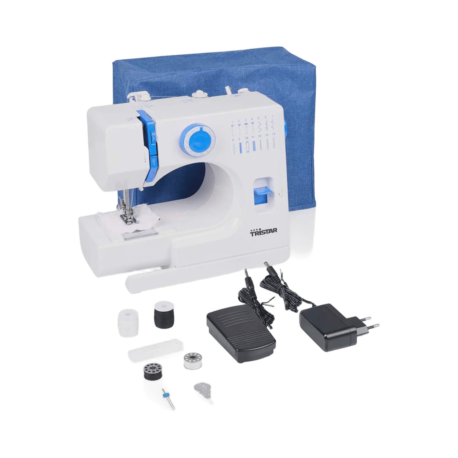 Tristar Blau/Weiss Sm-6003, Nähmaschine, - Image 3