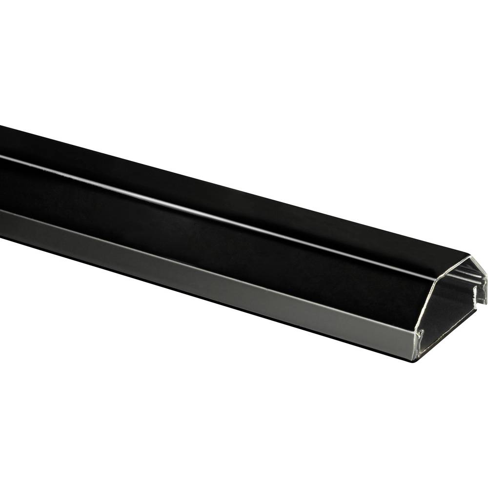 My Wall HZ4-1,1L Goulotte de câble support de câble (l x l x h) 110 x 5 x 1.8 cm 1 pc(s) noir