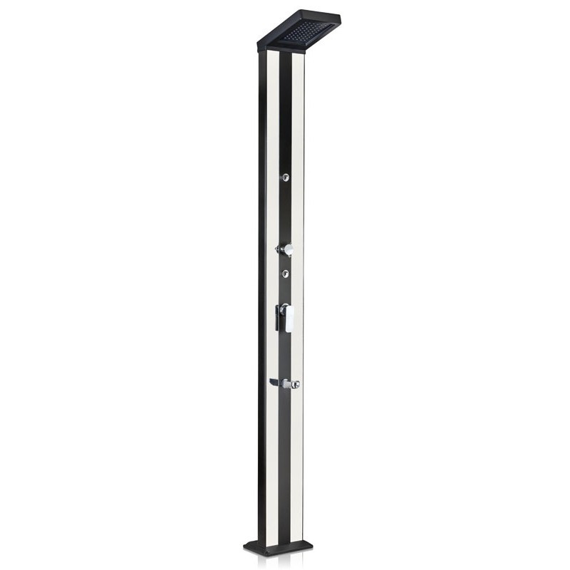 Gre Aluminiumfarben Solardusche "Premium" Höhe: 215 Cm 38 Liter Tank von Baur - Image 5