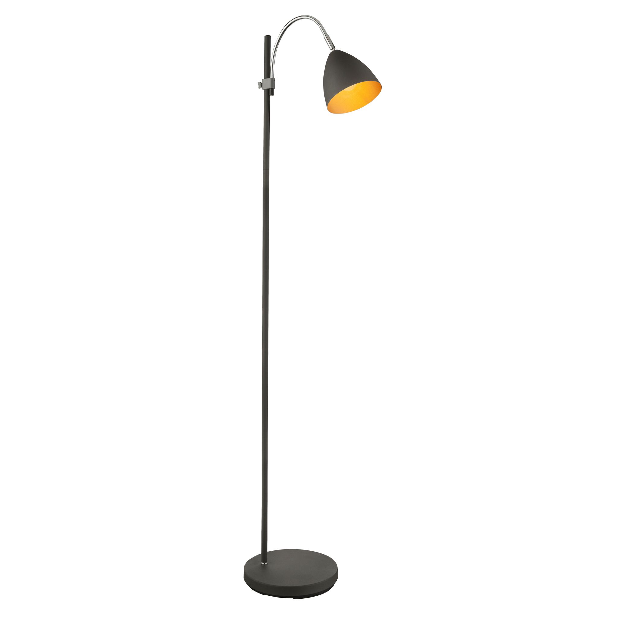 GLOBO LIGHTING Stehleuchte »ARCHIBALD«, exkl. 1x E14 - schwarz - Bild 3