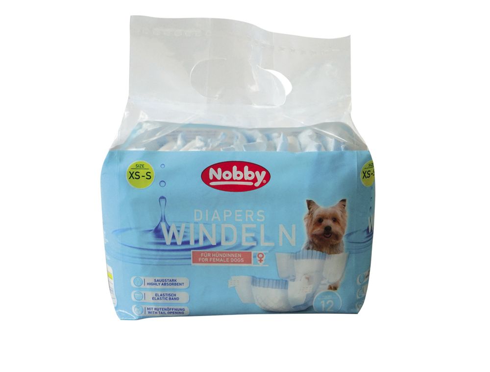 Nobby Pet Blau Windeln Für Weibliche Hunde (X12) - Image 3