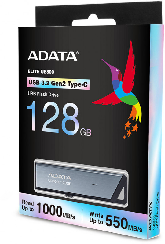 Adata UE800 (128 GB, USB-C), USB Stick, Silber - Bild 4
