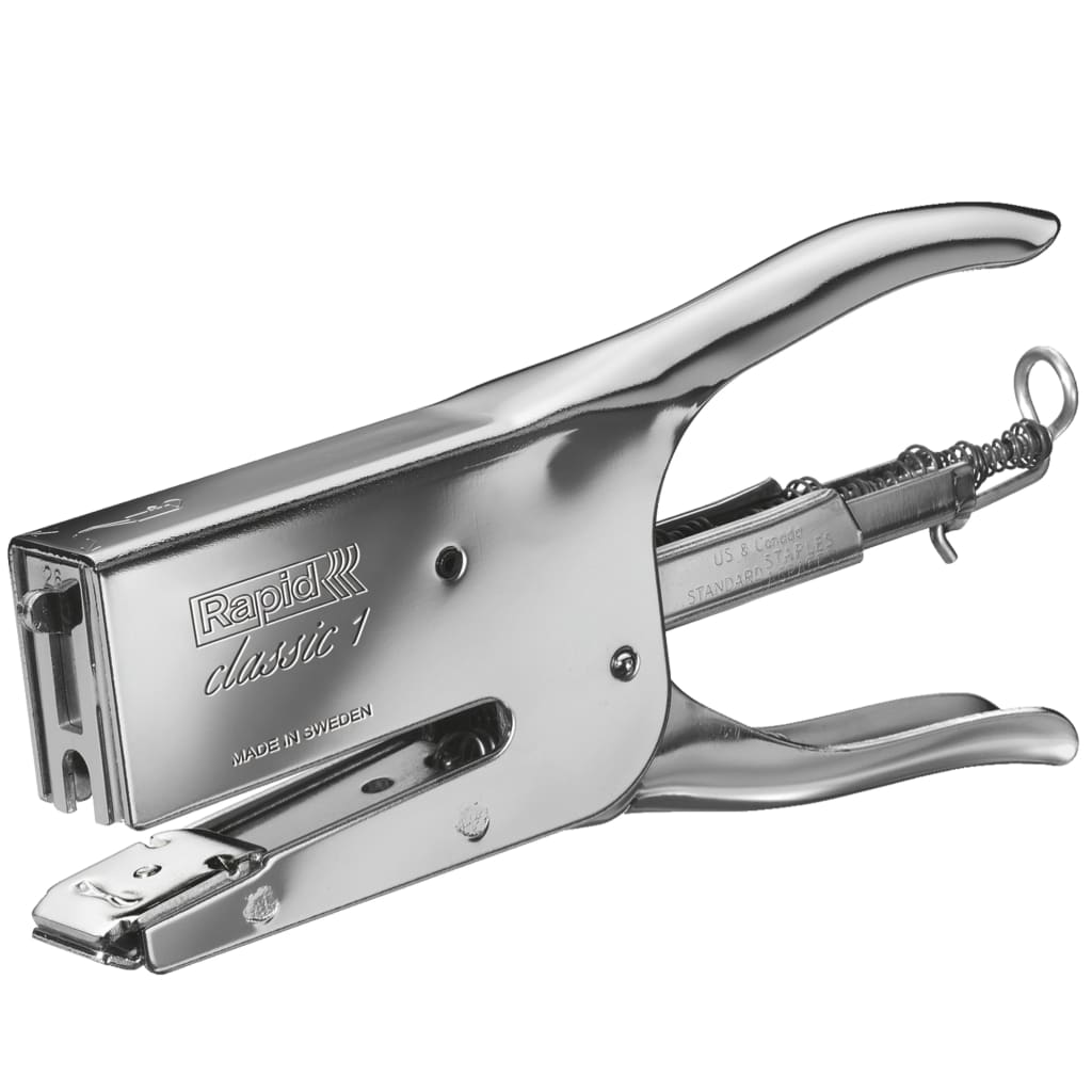Rapid Heftzange K1, Metall, 50 Blatt, Heftklammerntyp 24, Chrom - Image 9
