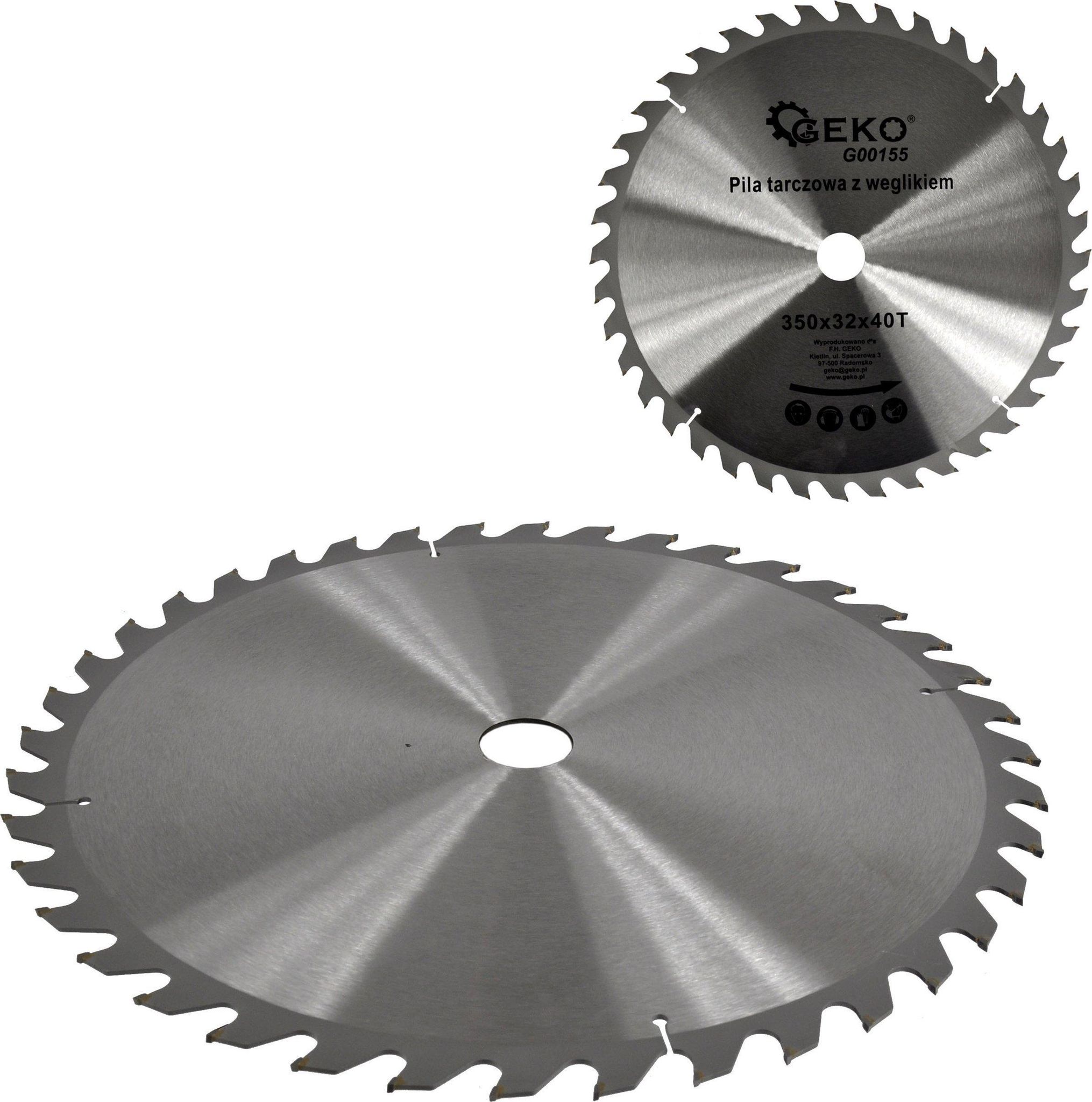 Sägeblatt Geko 200 Mm Stahl Poliert 24 Zähne
