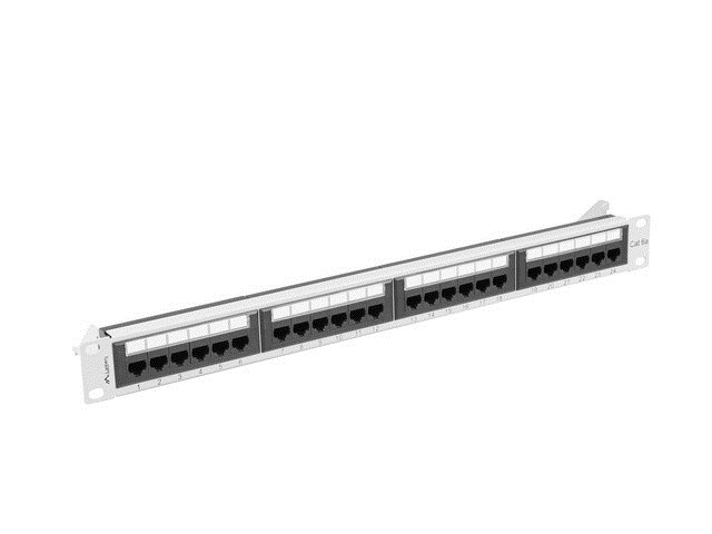 PATCH PANEL 24 PORT 1U 19"" KAT.6A GRAU PPUA-1024-S - Bild 7