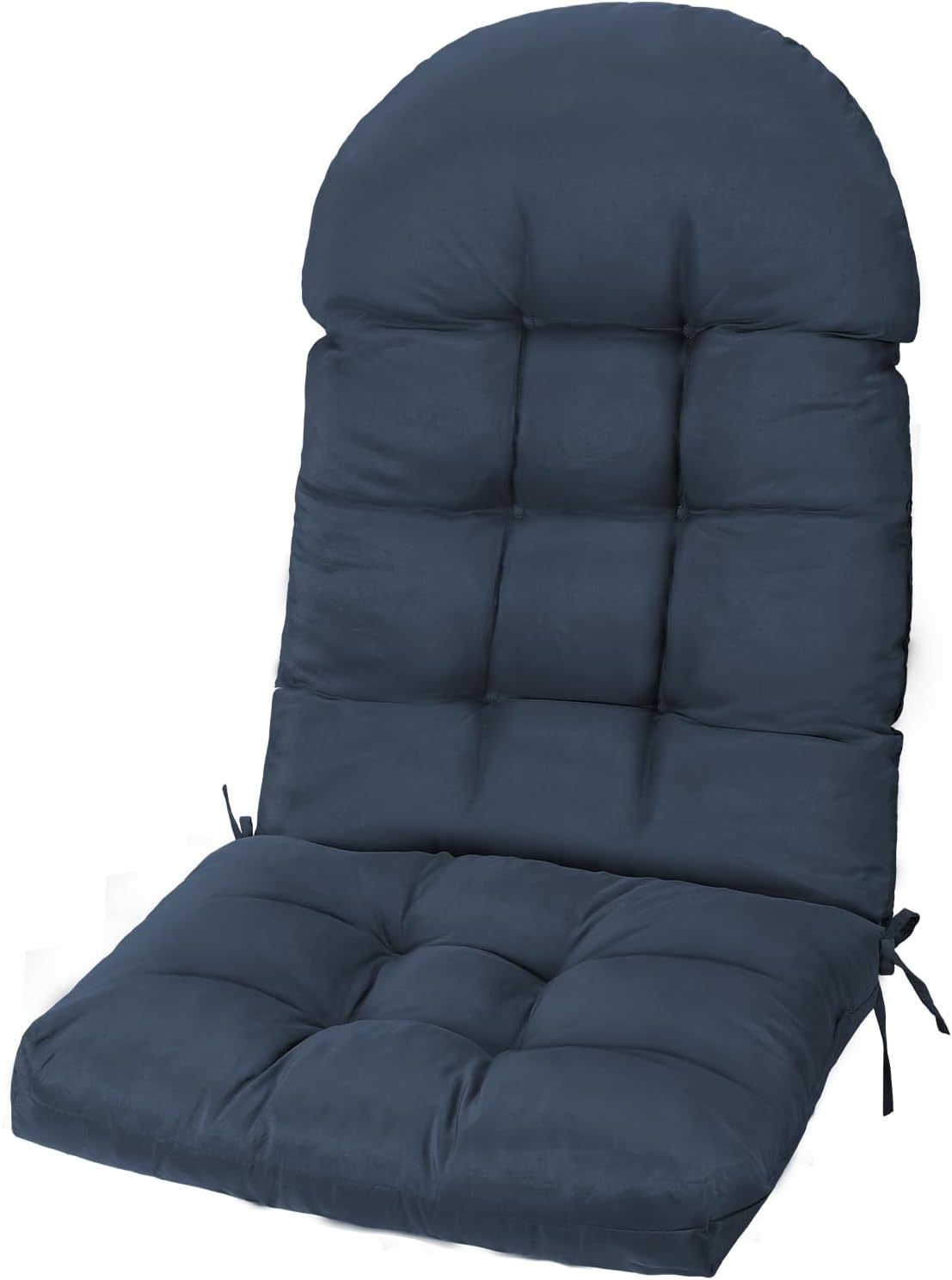 Coussin De Chaise Adirondack À Dos Haut, Coussins De Siège Avec Attaches Sécurisées, Coussin Imperméable Pour Fauteuil À Bascule À Dossier Haut, Pour Extérieur Et Intérieur