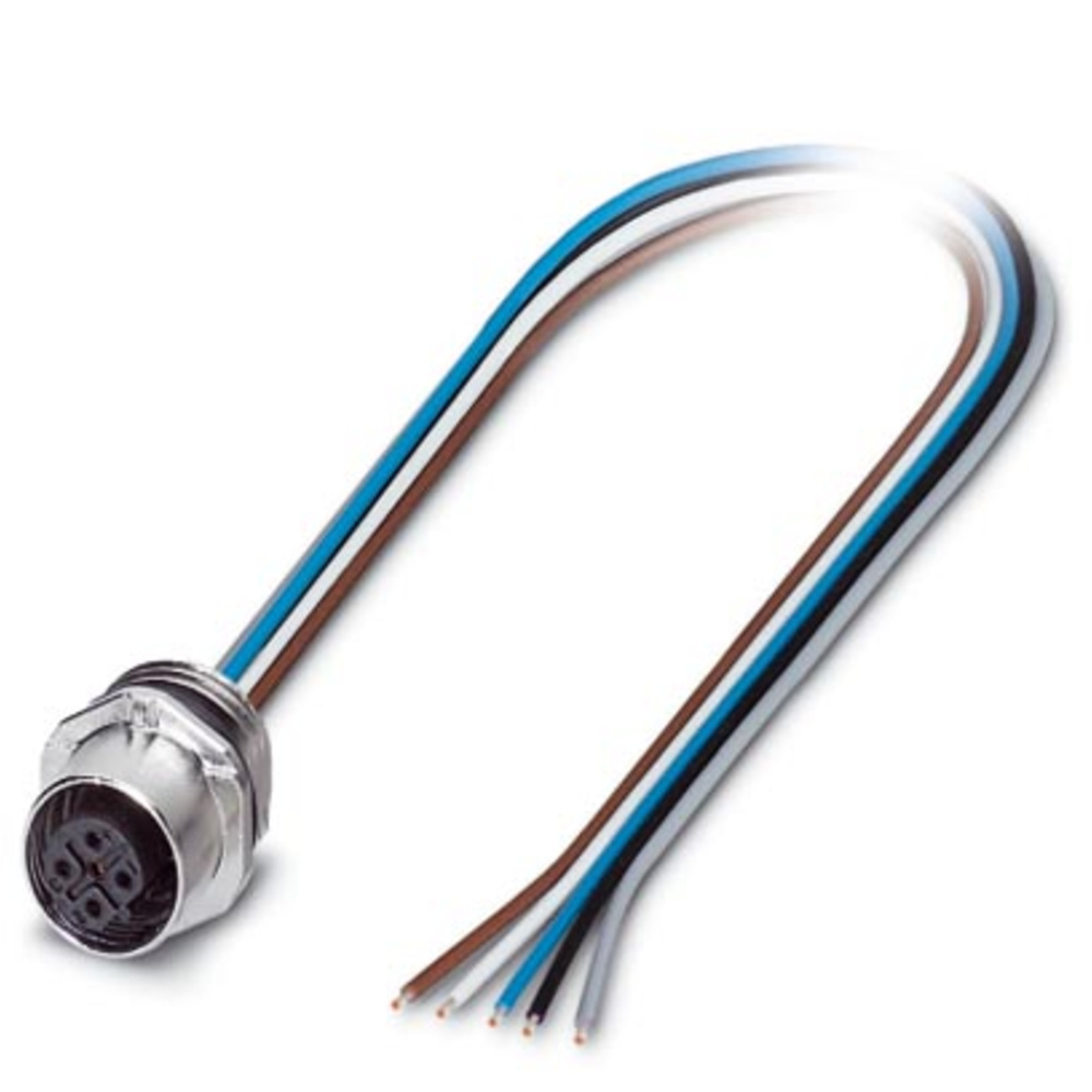 Phoenix Contact - 1520000 Sensor-/Aktor-Einbausteckverbinder M12 Buchse, Einbau 0.50 M Polzahl Sensore
