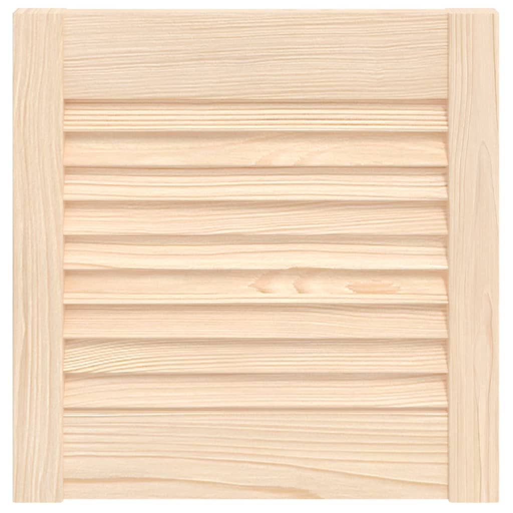 Cabinet Door Louvred Design 39.5x39.4 Cm Solid Wood Pine Vidaxl