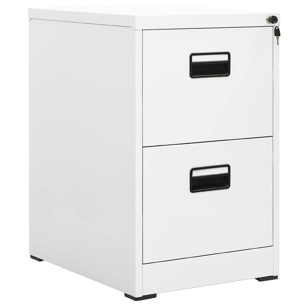 Vidaxl Weiss Aktenschrank, Pazonum (46 X 62 X 72.50 Cm) - Image 2