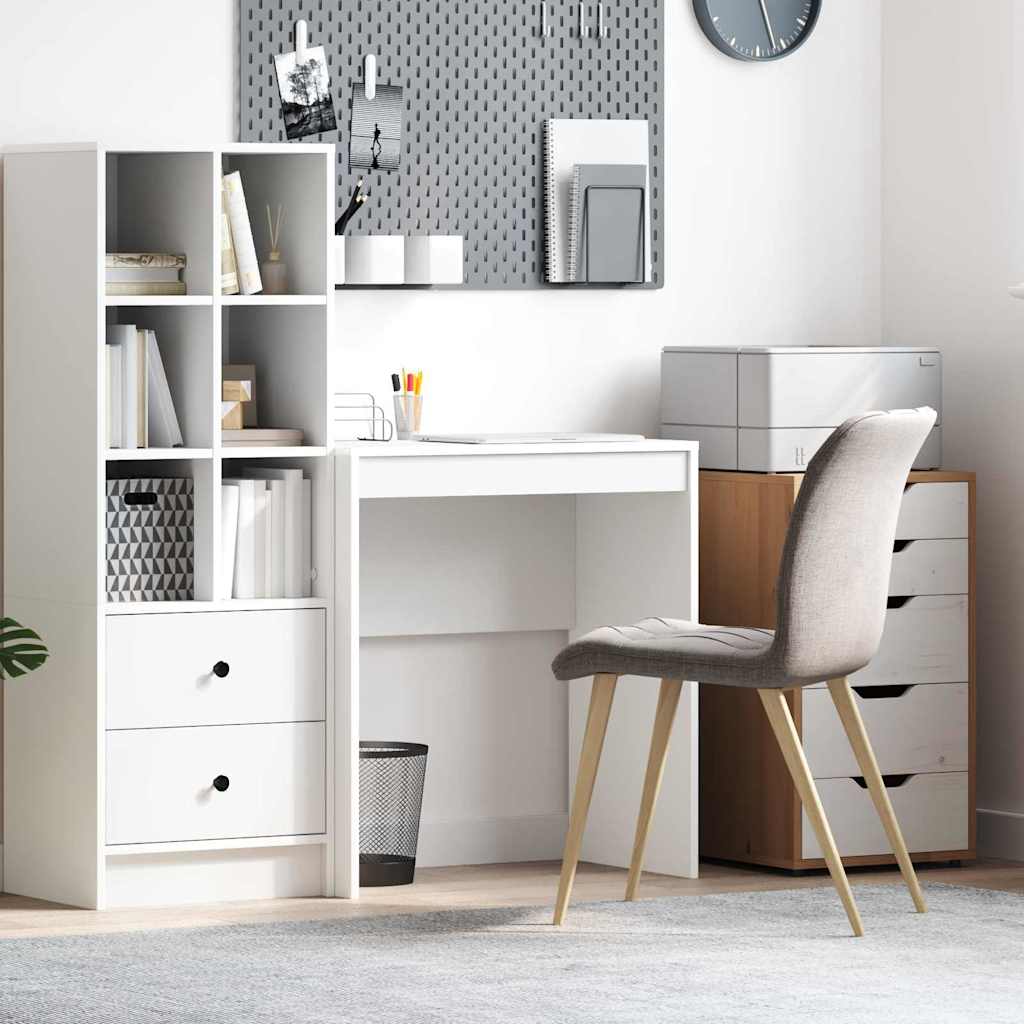 Vidaxl - Bureau Blanc 70 X 40 X 76 Cm Bois D'Ingénierie