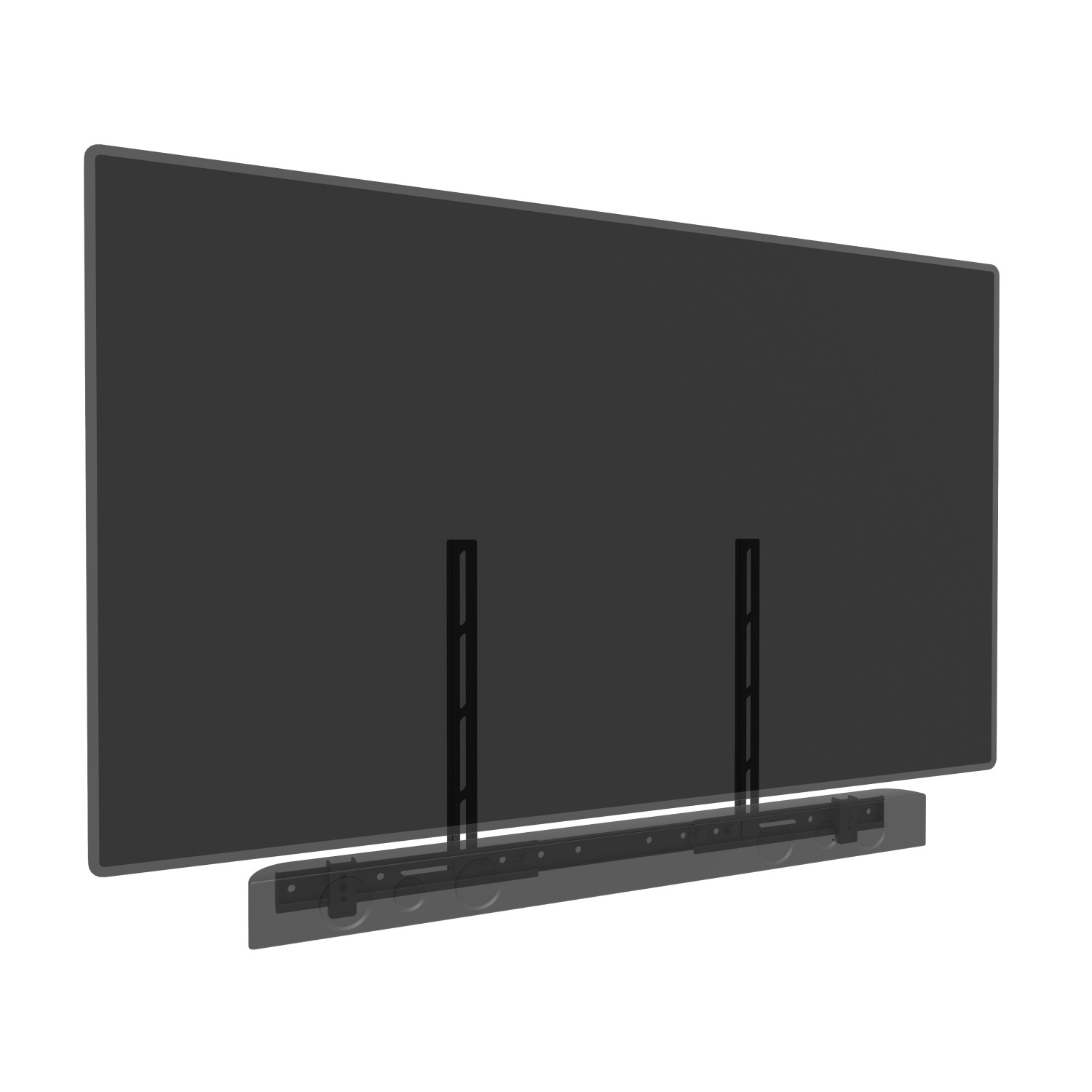Multibrackets Soundbarhalterung (Wandmontage, Nicht beweglich), Lautsprecher Ständer + Wandmontage, Schwarz - Bild 5