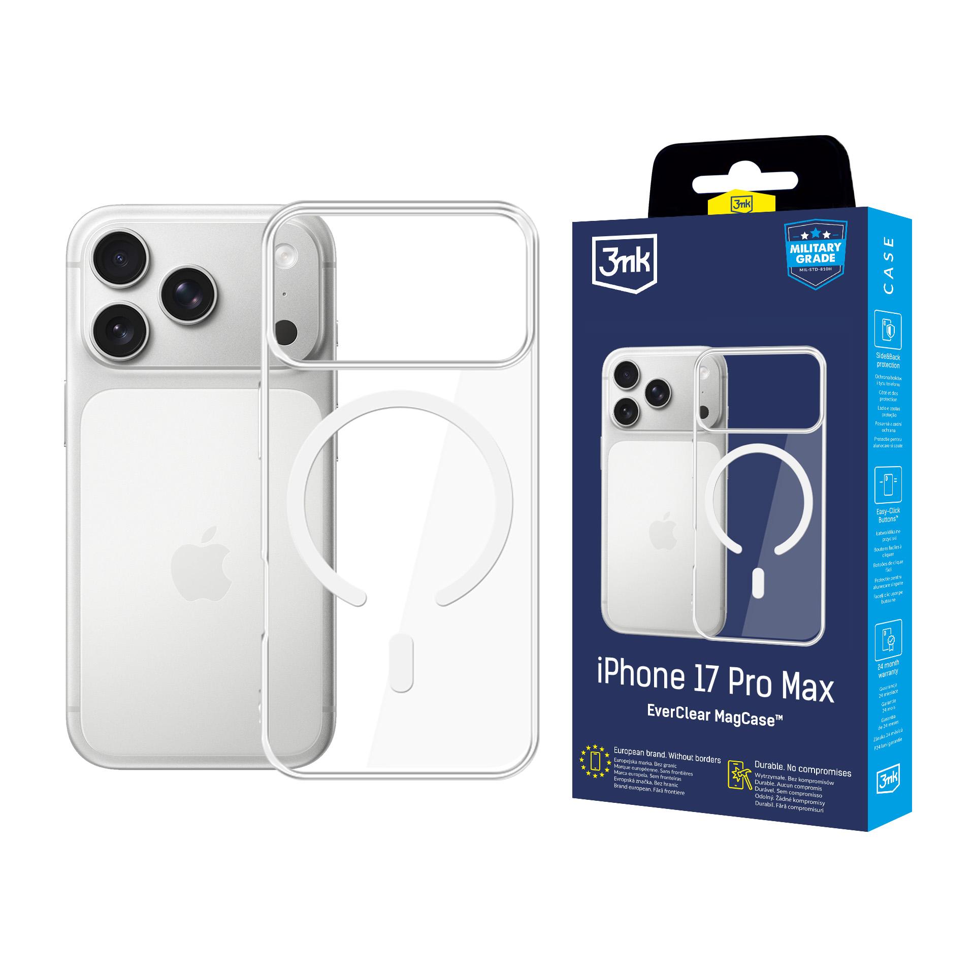 Oem Apple Iphone 17 Pro Max - 3Mk Everclear Magcase