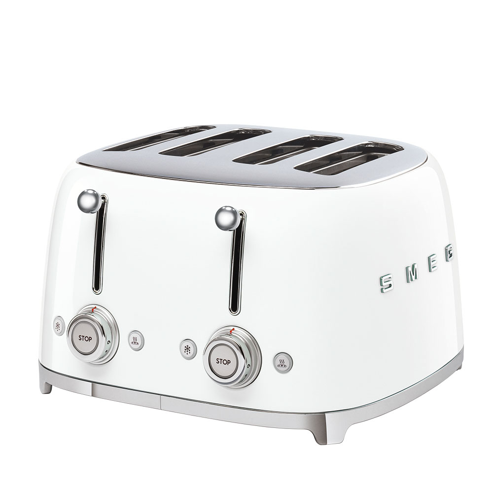Smeg Tsf03wheu 50S Style Scheiben Toaster Größe 4 Weiß - Bild 6