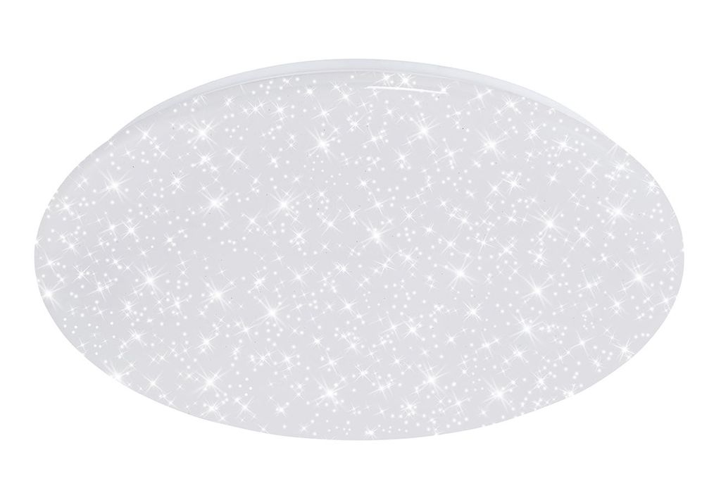 Briloner - Led Deckenleuchte Sternenhimmel Dimmbar Cct 40w Weiß Kunststoff Ø49,5