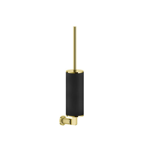 Gessi Gold Toilettenbürste, Inciso Toilettenbürstengarnitur Zur Wandmontage, Behälter Matt Schwarz, 58520 - Image 3
