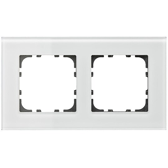 MDT Glasrahmen 2-fach Glas weiss BE-GTR2W.01 Neu in OVP VERSAND FREI - Bild 6