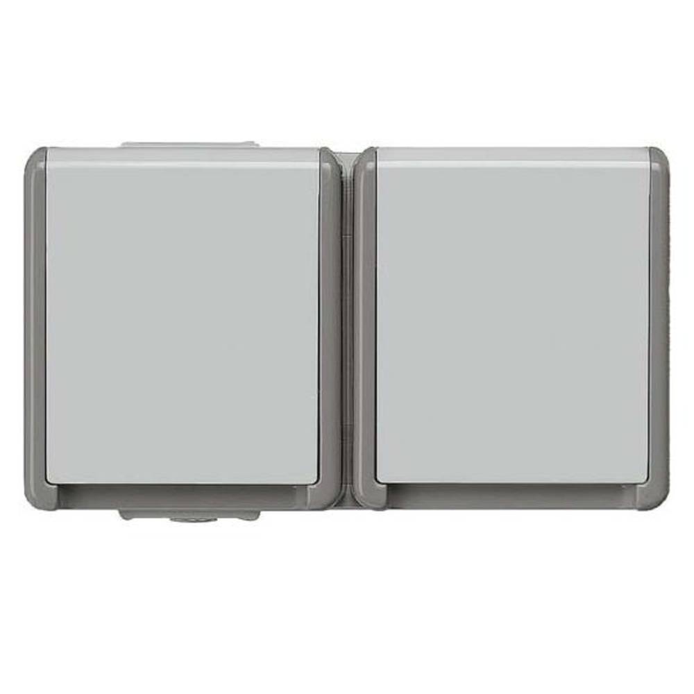 Siemens 5UB4722 Delta Grey rocker Switch titanium white 55x55mm