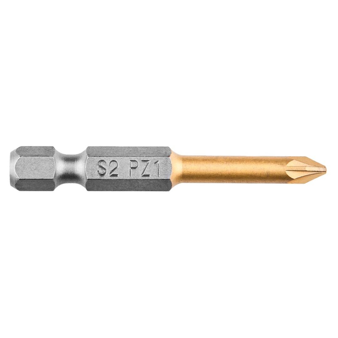 Graphite 1/4" Bit S2 Titannitrid Beschichtet, 50Mm Pz1