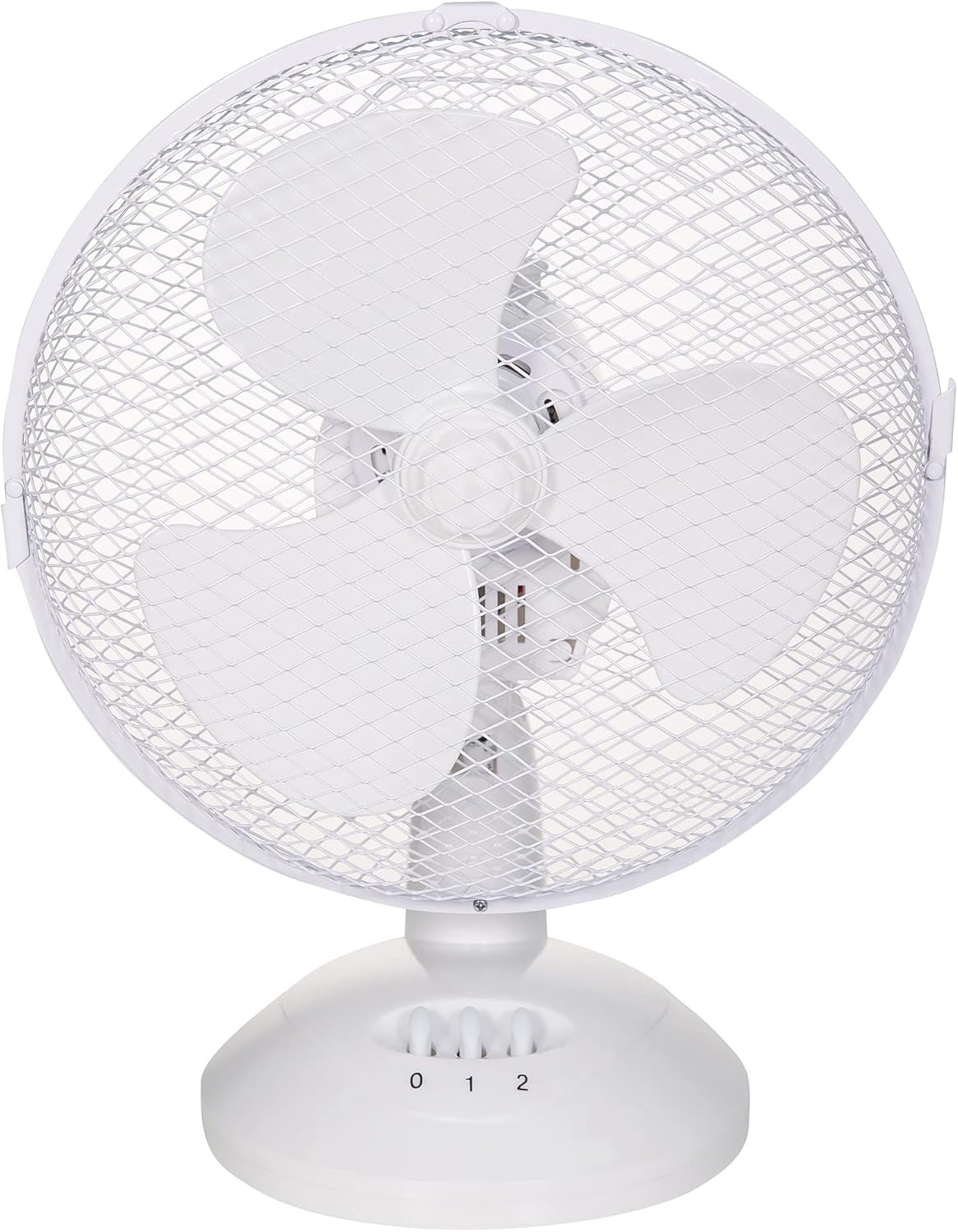 Russell Hobbs Rhpdf0921 Ventilateur De Bureau Portable 22.9 Cm, 2 Vitesses, Oscillation Grand Angle, Fonctionnement Silencieux, La Chambre Ou Le Bureau