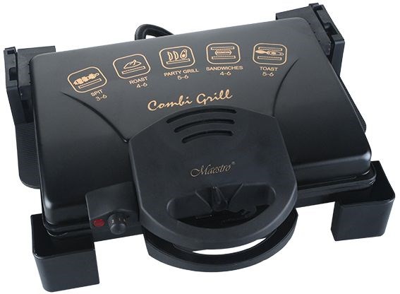 Maestro Schwarz Feel-Mr717 Elektrogrill 1900W