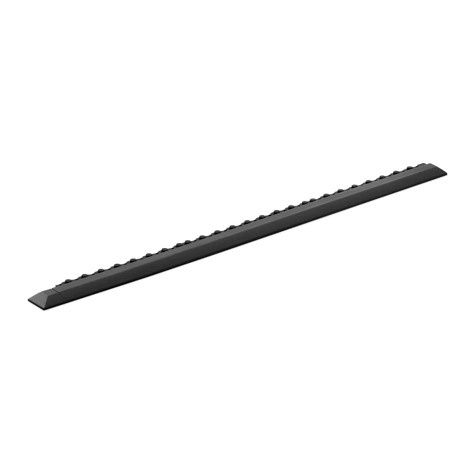 Baguette de fixation pour tapis annelé en caoutchouc, 95 x 6 x 1 cm, noir, lot de 145