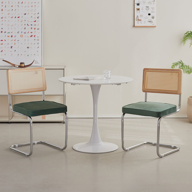 Wokaka - Chaise De Salle À Manger Deux Pièces - Avec Assise Rembourrée