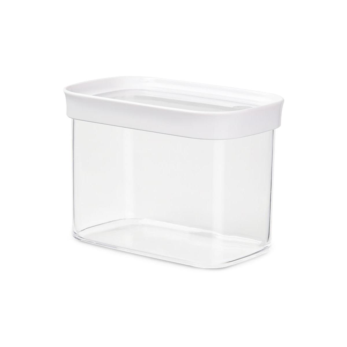 EMSA Optima Rechteckig Container 1 l Transparent, Weiß 1 Stück(e)