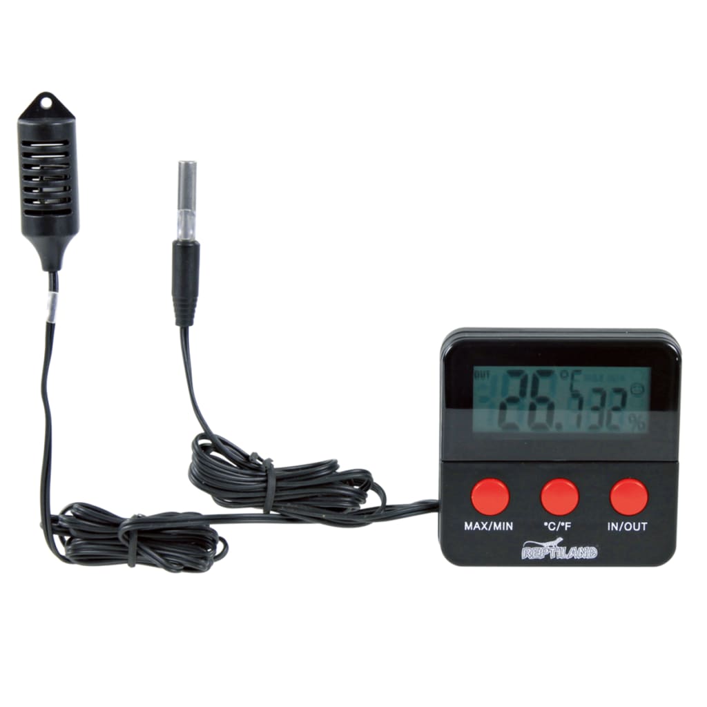 Trixie Schwarz Digitales Thermo-Hygrometer Mit Fernfühler Für Die Terraristik - Image 3