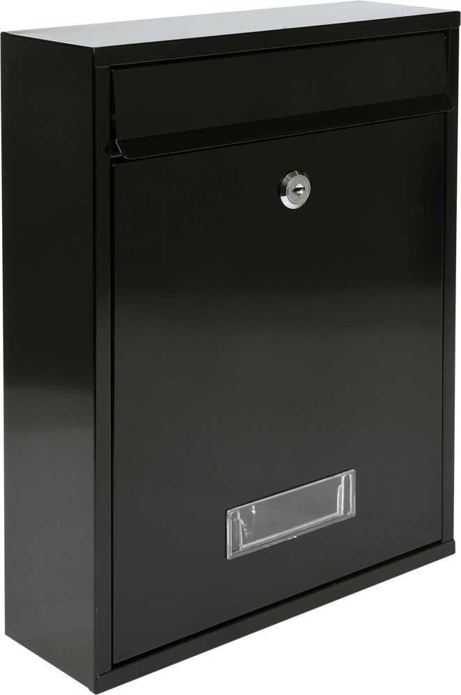 Vorel Schwarz Briefkasten 360X260x80mm / 78555