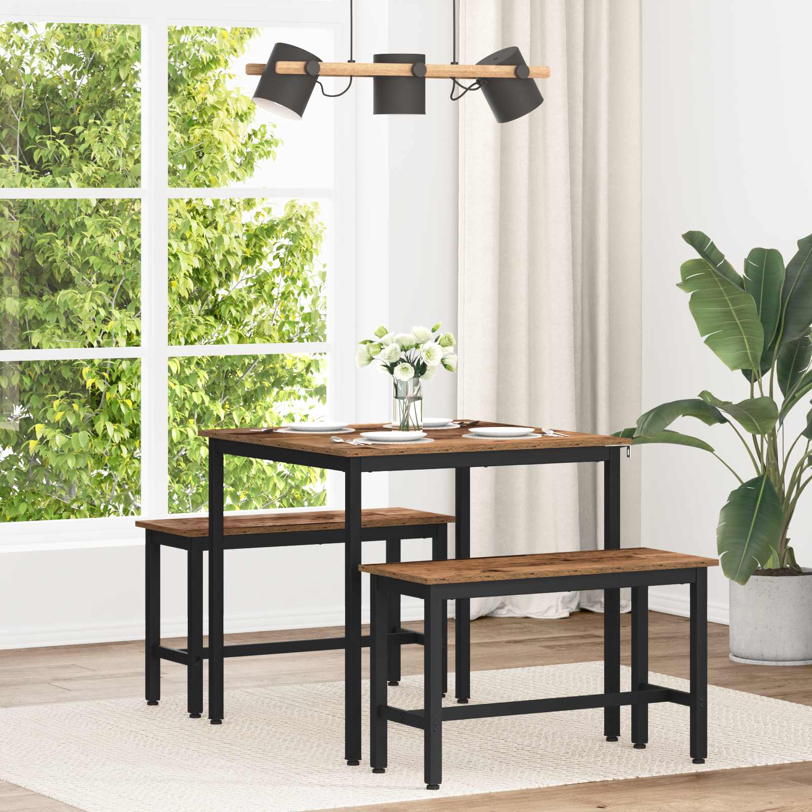 Dining Tables 80 X 80 X 75 Cm Engineered Wood Oak Wood Square Vidaxl