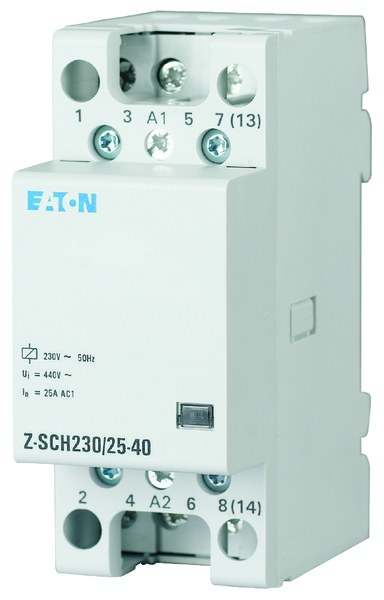 Eaton 248848 Z-SCH230/25-04 remote switch 230V 25A 4 breakers nois...